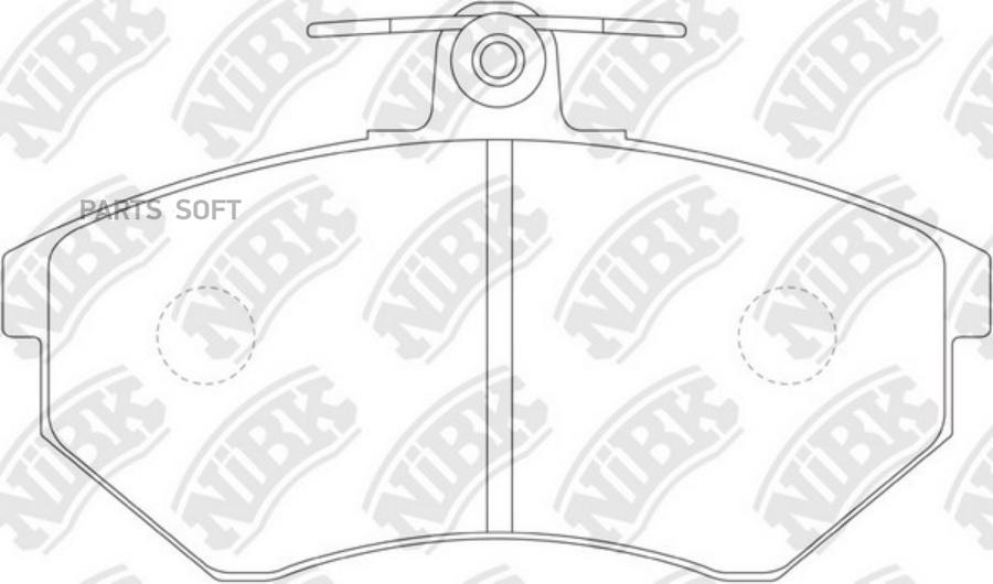 

Тормозные колодки NiBK PN0018