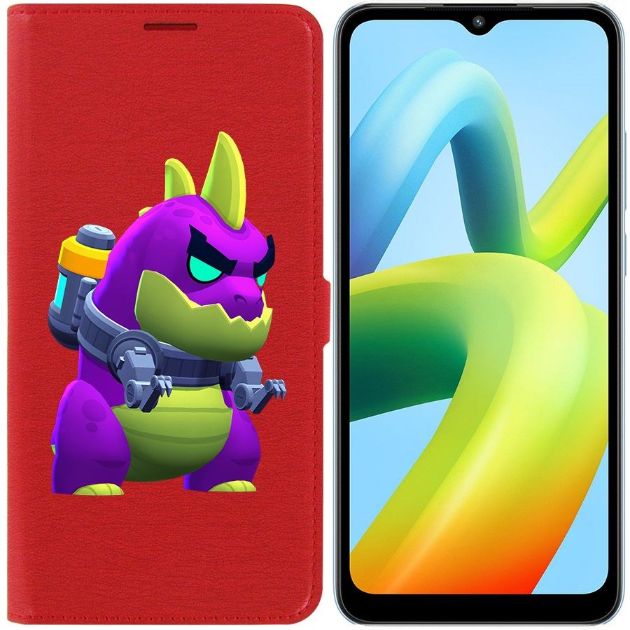 

Чехол-книжка Eco Book для Xiaomi Redmi A1+ Brawl Stars-Мегамонстр