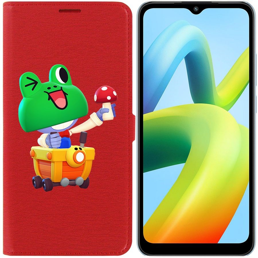

Чехол-книжка Eco Book для Xiaomi Redmi A1+ Brawl Stars-Леонард Карл