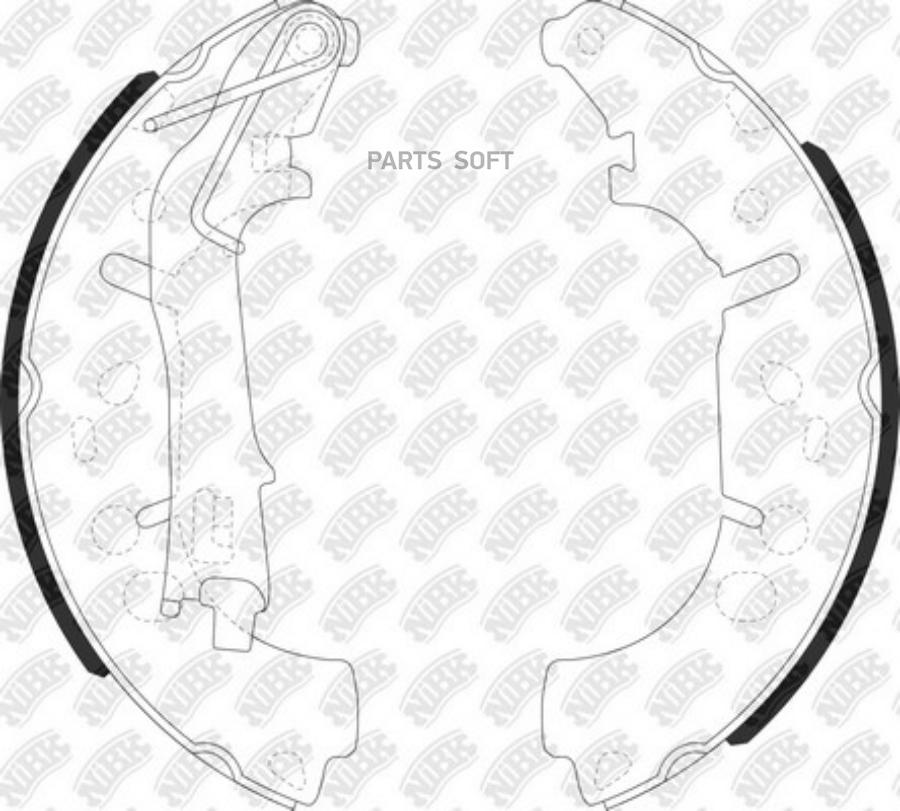 

Тормозные колодки NiBK FN0624