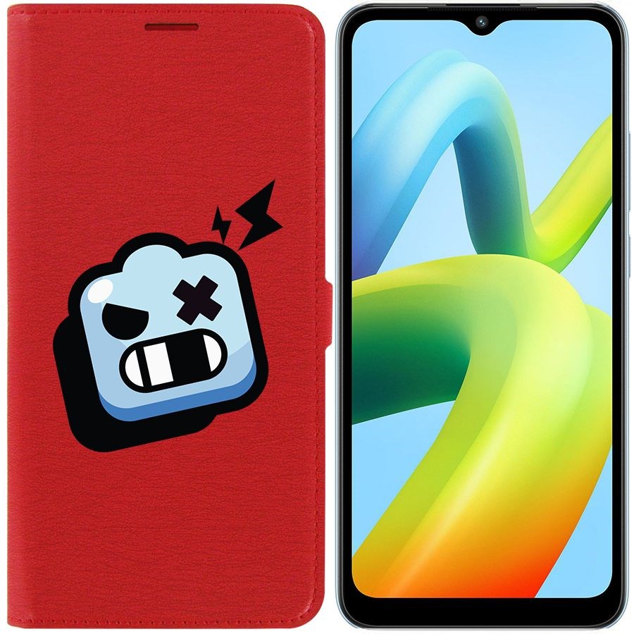 

Чехол-книжка Eco Book для Xiaomi Redmi A1+ Brawl Stars-Роборубка