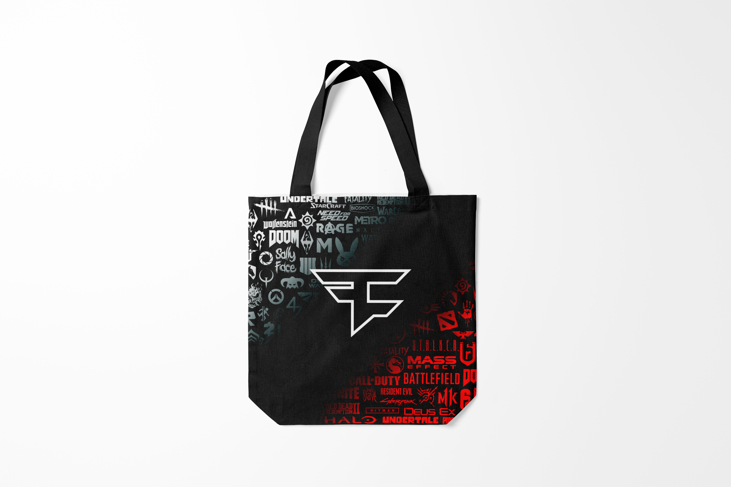 

Сумка шoппер унисекс Burnettie Counter Strike FAZE CLAN, черный, Counter Strike FAZE CLAN