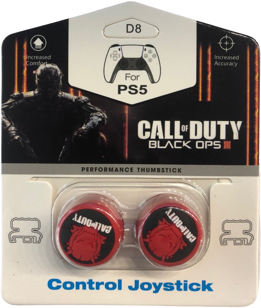 

Накладка на стик Dobe Call of Duty Black Ops 3 Red PS4/5, Красный, Call of Duty Black Ops 3