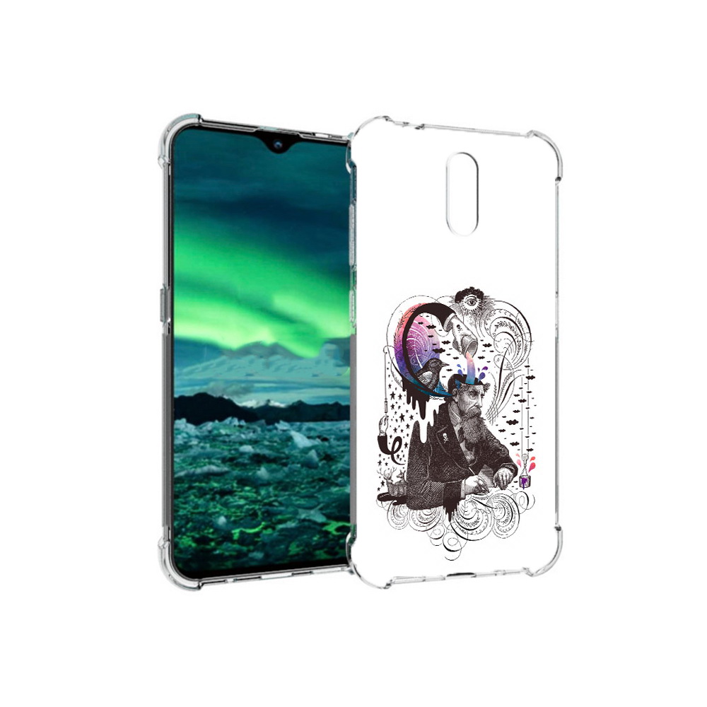 

Чехол MyPads Tocco для Nokia 2.3 абстракция думающий мужчина (PT142254.97.210), Прозрачный, Tocco