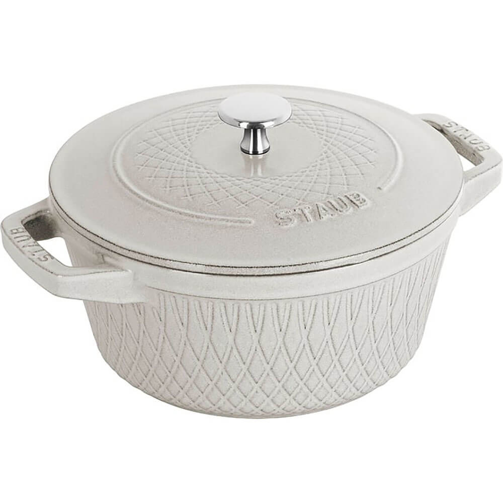 

Кокот круглый STAUB 24 см 4,25 л белый трюфель, STAUB LA COCOTTE