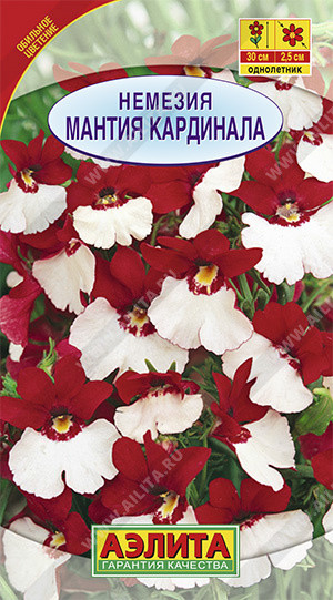 

Семена немезия Аэлита Мантия кардинала 102544 1 уп.