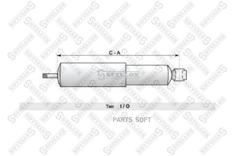 

Амортизатор подвески Stellox 8705134sx