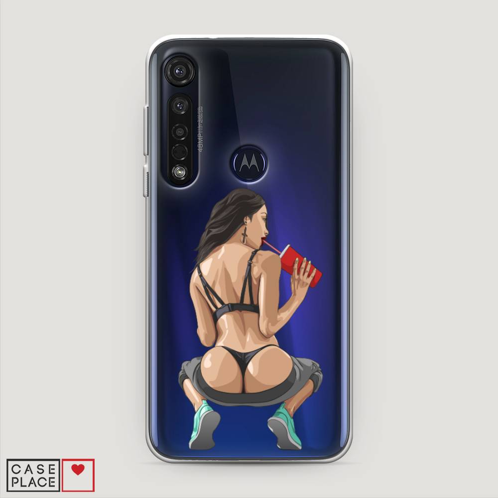 

Чехол на Motorola Moto G8 Plus "Сочные булочки", Бежевый;красный;черный, 241450-6