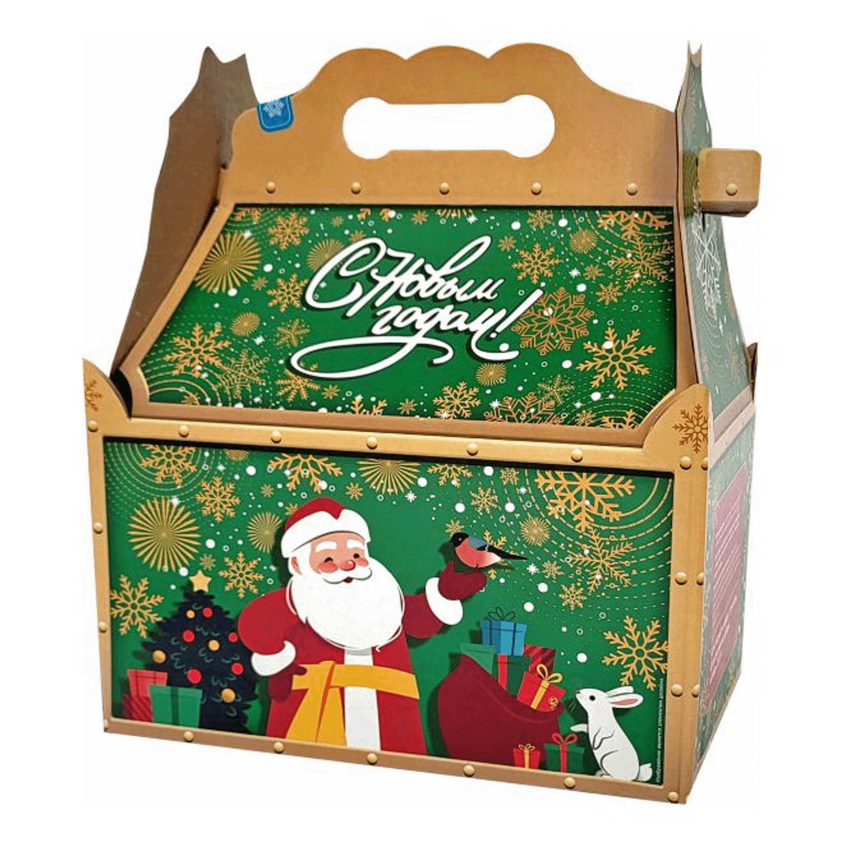 Сладкий подарочный набор Тандер Новогодний сундук с конфетами 700 г