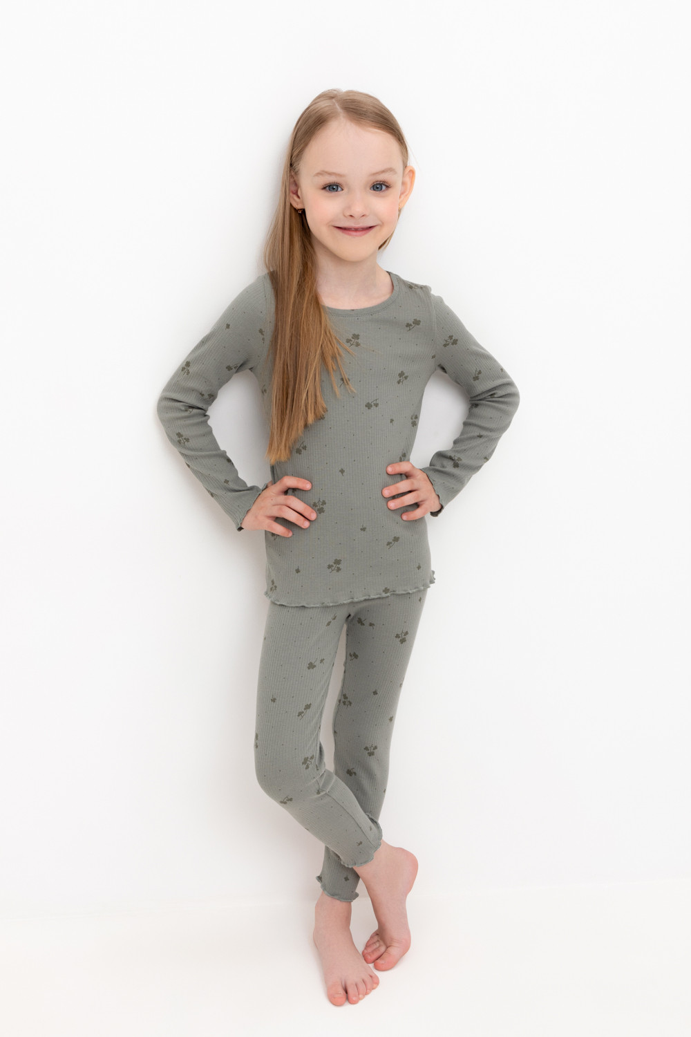 

Пижама детская CROCKID М 3488-2, зеленый, 104, М 3488-2