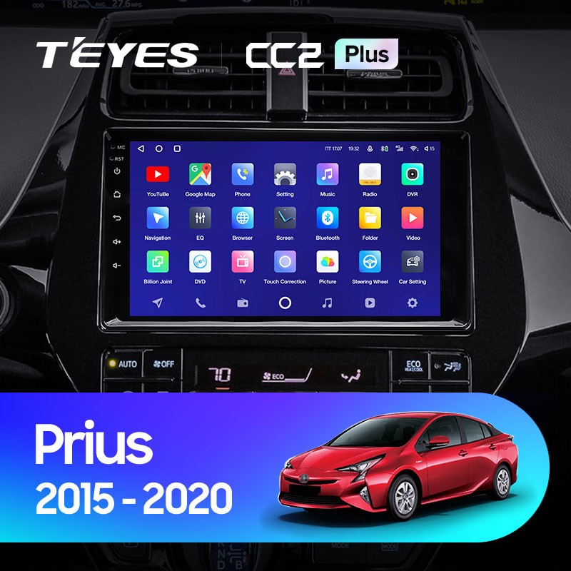 Штатная магнитола Teyes CC2 Plus 4/32 Toyota Prius XW50 (2015-2020)