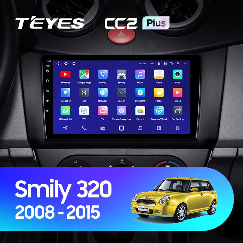 Штатная магнитола Teyes CC2 Plus 4/32 Lifan Smily 320 (2008-2015)