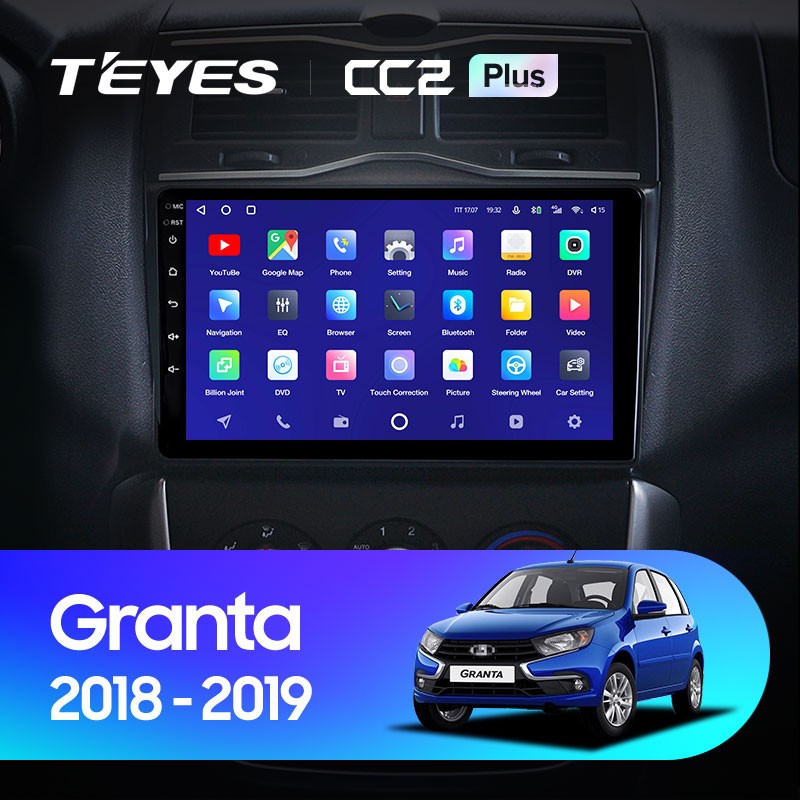 Штатная магнитола Teyes CC2 Plus 4/32 LADA Granta Cross (2018-2019)