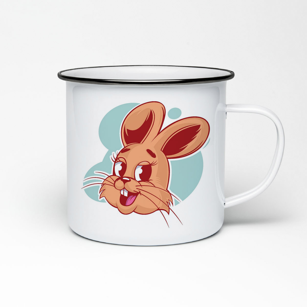 

Кружка металлическая CoolPodarok Заяц