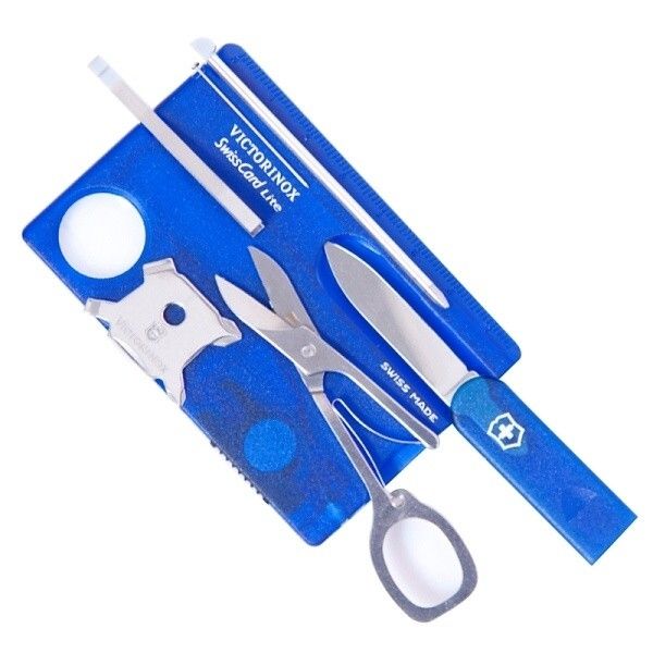 

Мультитул Victorinox SwissCard Lite, синий, 13 опций, SwissCard Lite