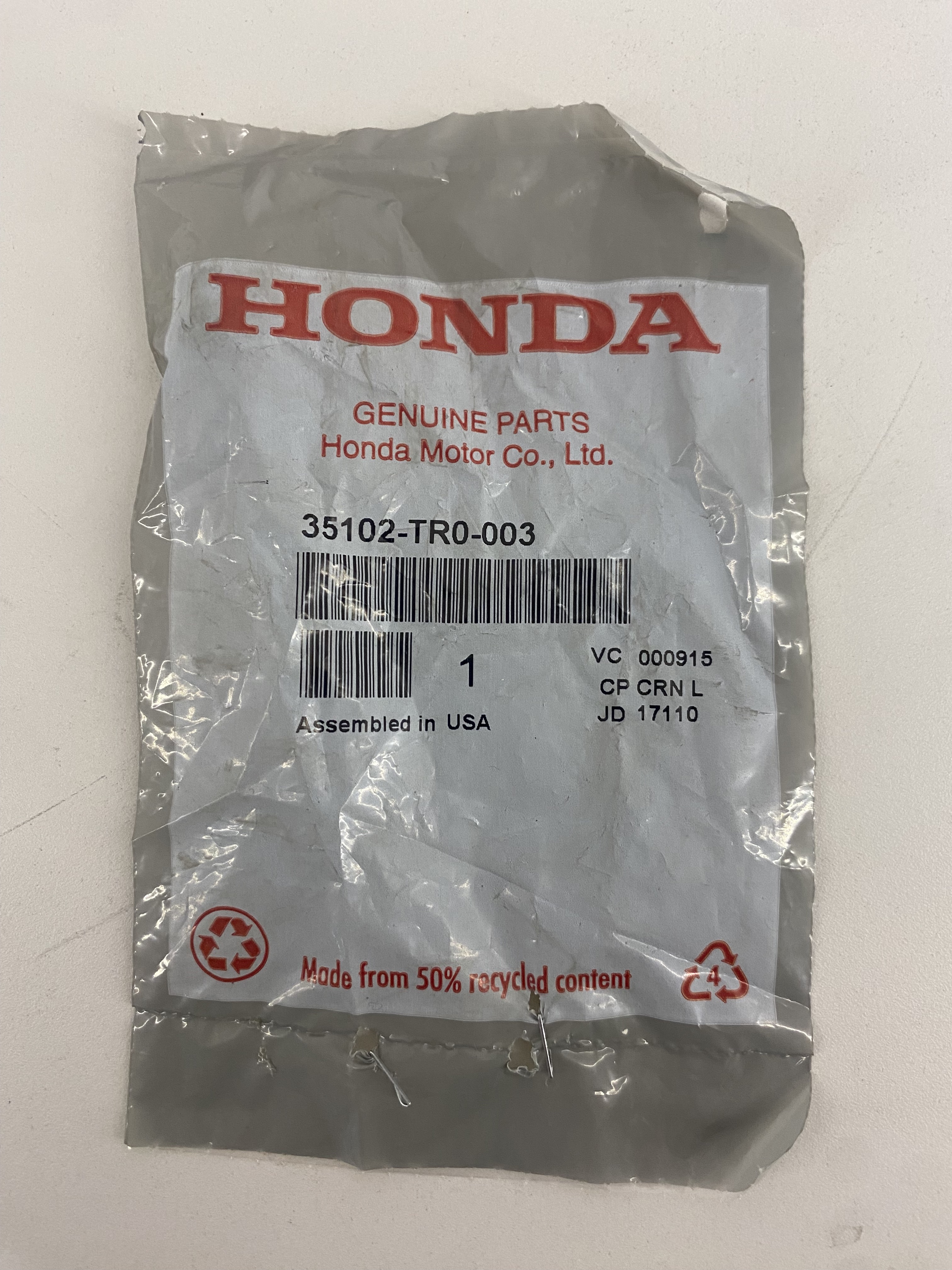 

Болт, HONDA, 1шт., Болт, головка с прорезью, Оригинал, 1