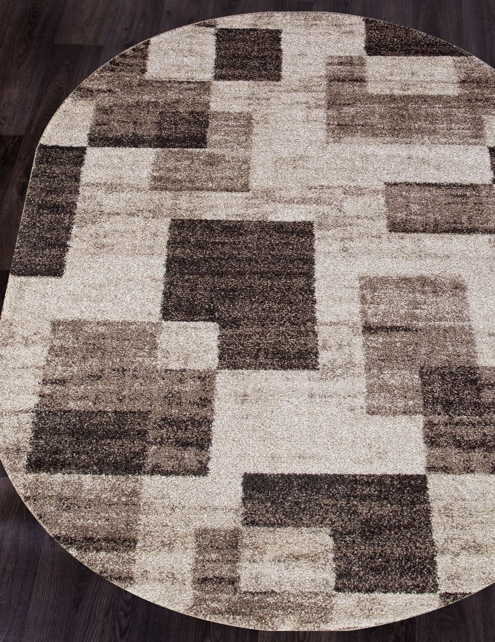 фото Ковер platinum t635 beige овал merinos