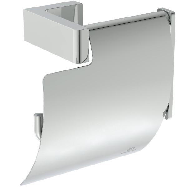 фото Держатель для туалетной бумаги ideal standard conca с крышкой, хром t4496aa