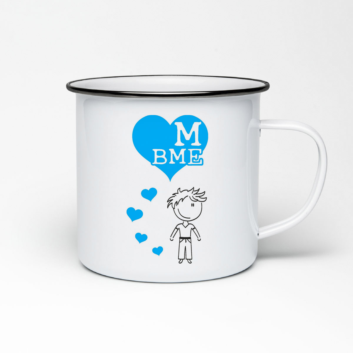 

Кружка металлическая CoolPodarok Мы месте М есть пара