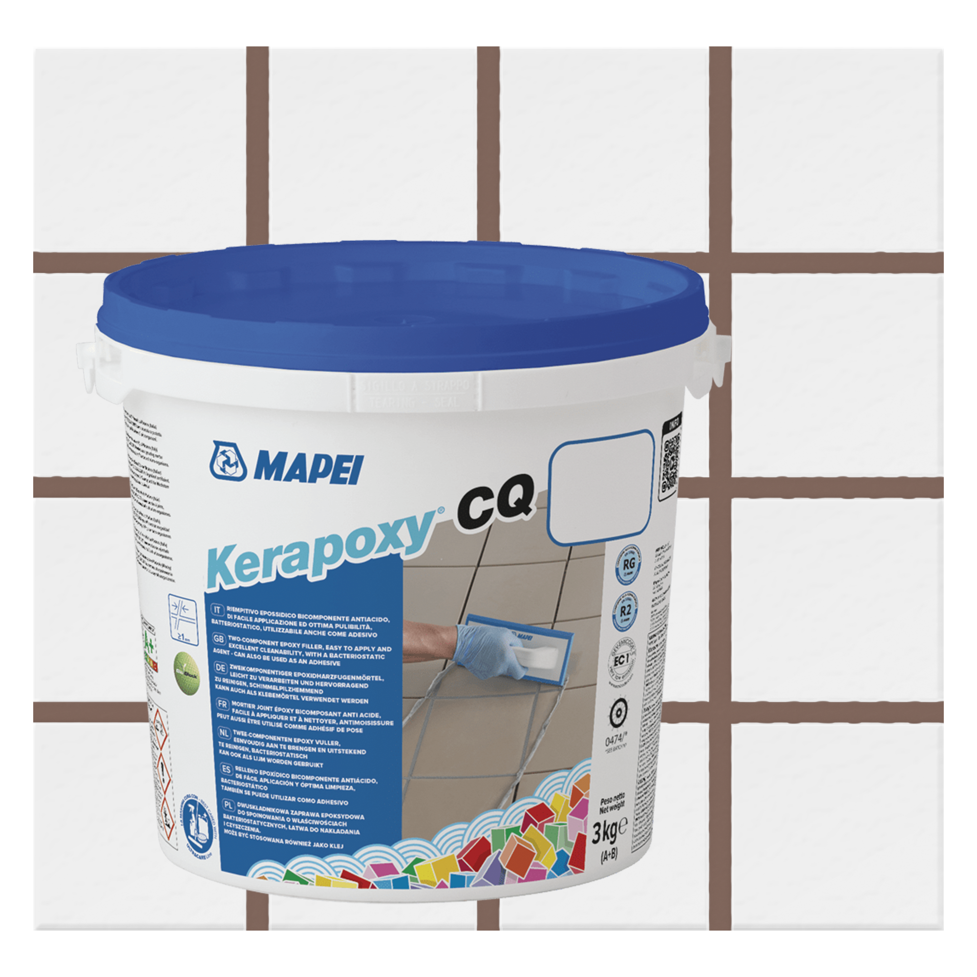 фото Затирка mapei kerapoxy cq 147 капучино, 3кг