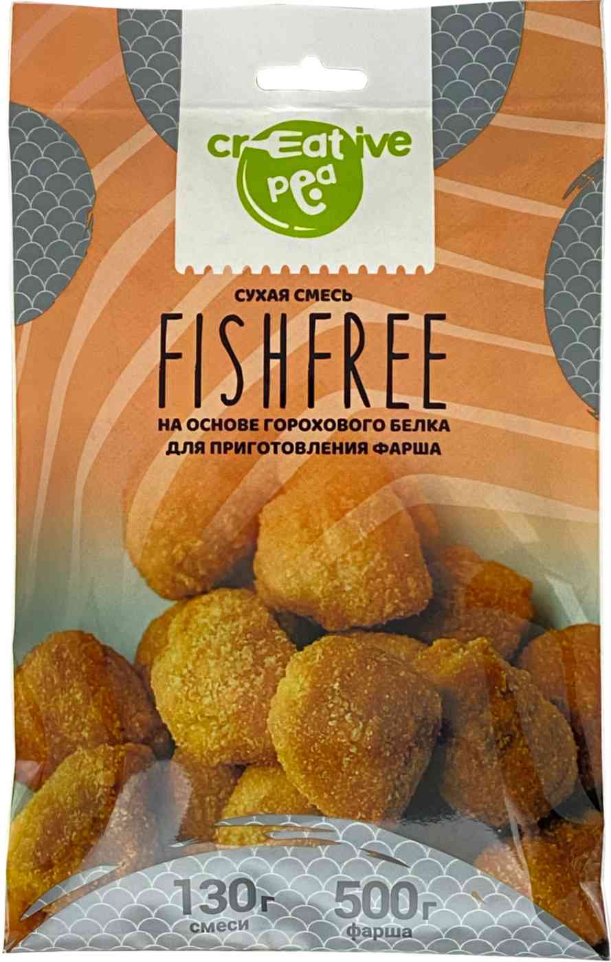 

Фарш на основе горохового белка Creative Pea Fishfree 130 г