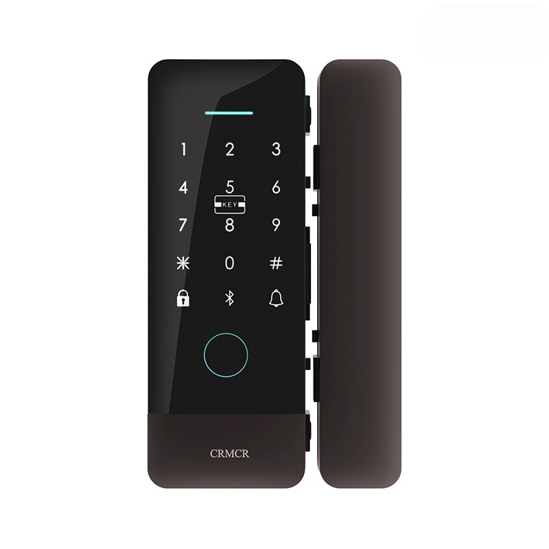 Умный дверной замок для стеклянных дверей Xiaomi CRMRC Smart Glass Door Lock Starry Black