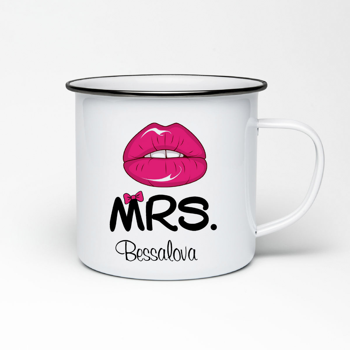 

Кружка металлическая CoolPodarok Mrs Bessalova есть пара