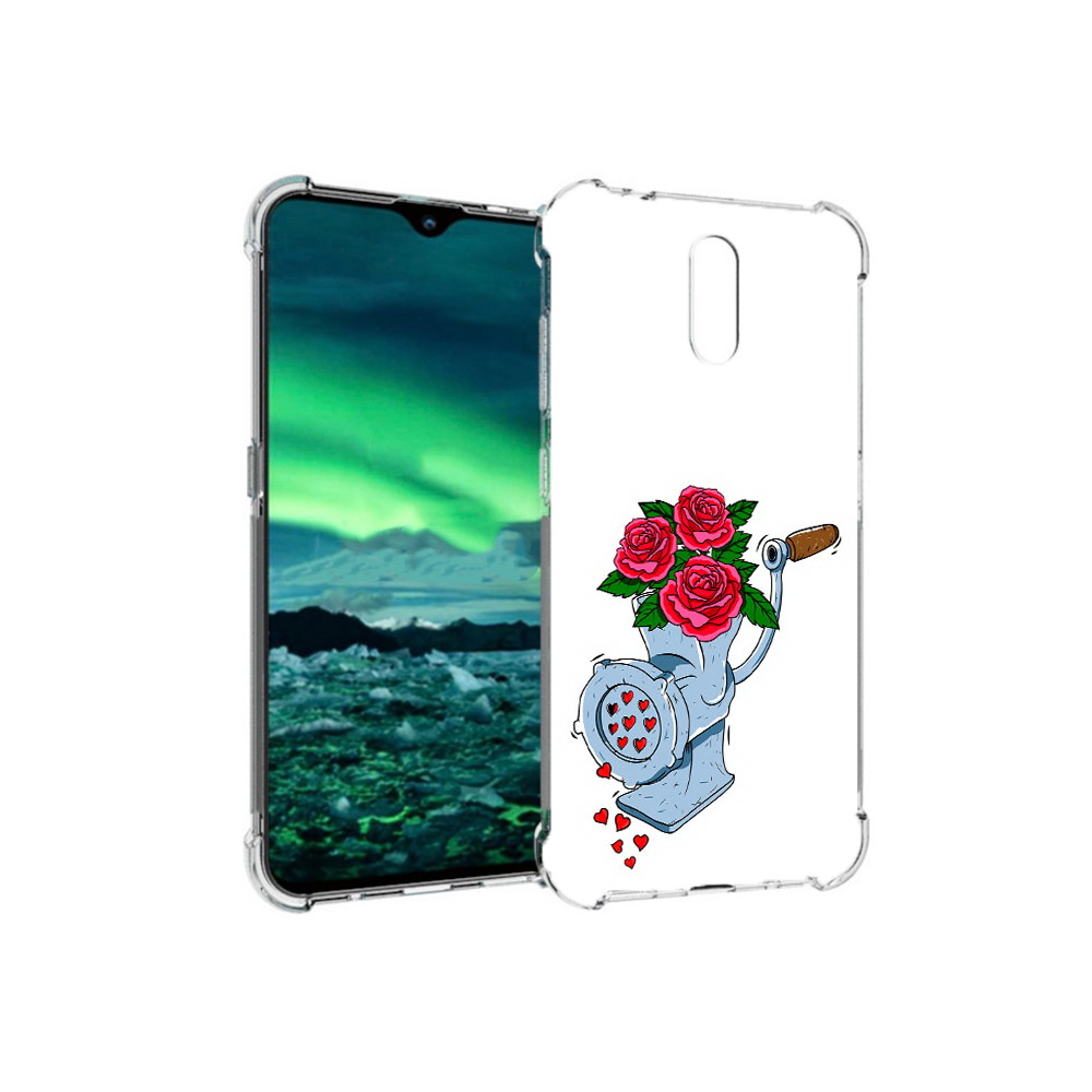

Чехол MyPads Tocco для Nokia 2.3 Цветочные сердца (PT142254.97.199), Прозрачный, Tocco
