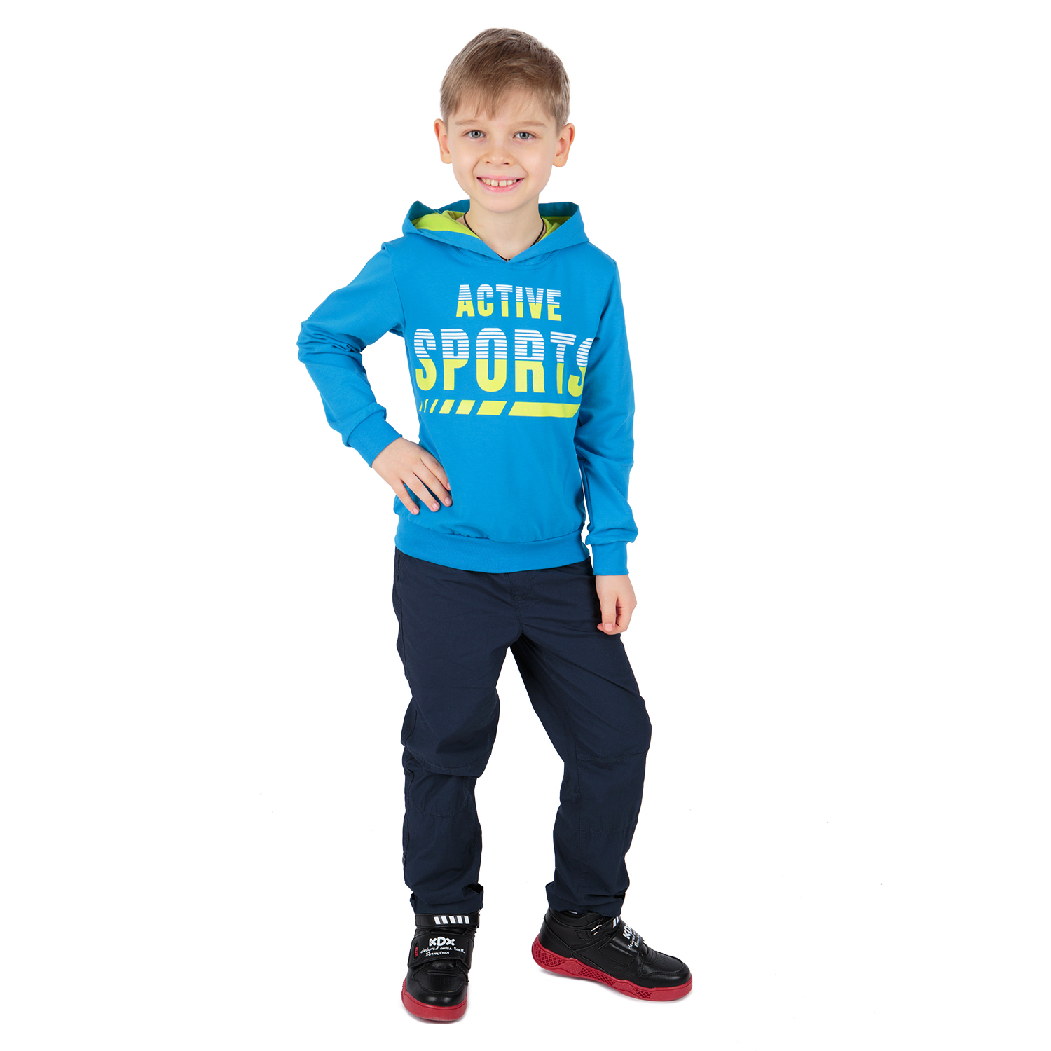 

Джемпер Leader Kids Спорт и числа голубой р.134, GL001112977