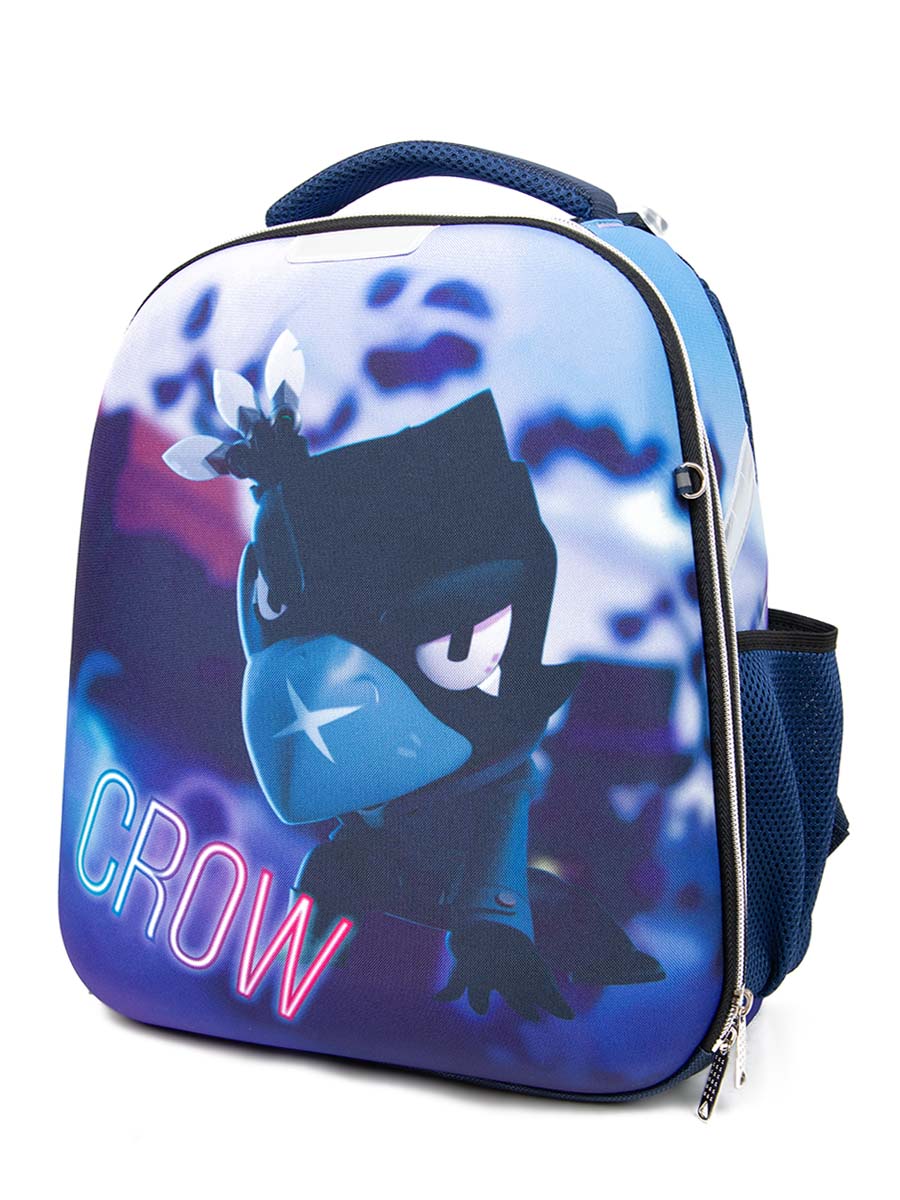 Школьный каркасный ранец-рюкзак Brawl Stars с ортопедической спинкой арт. 4053B