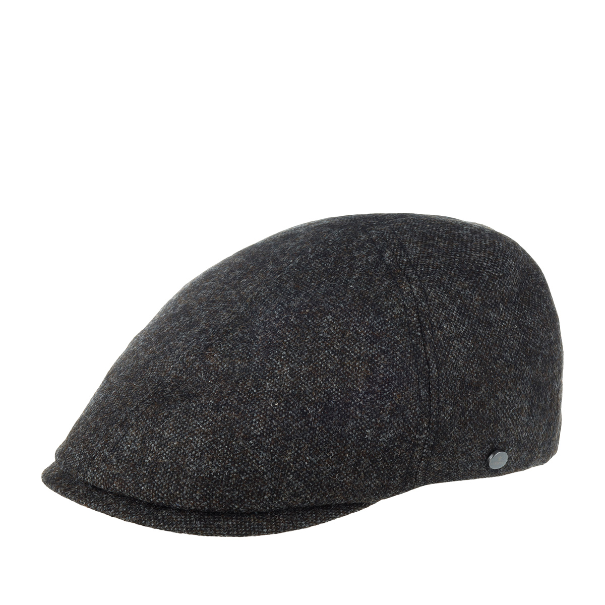 Кепка унисекс Lierys 6620802 DUCK CAP WOOL коричневая/серая, р.55