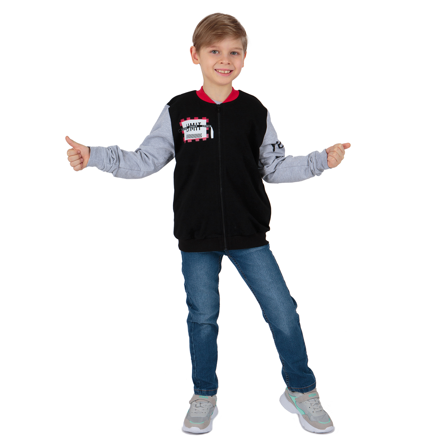 

Джемпер Leader Kids Стиль улиц черный р.140, GL001081515