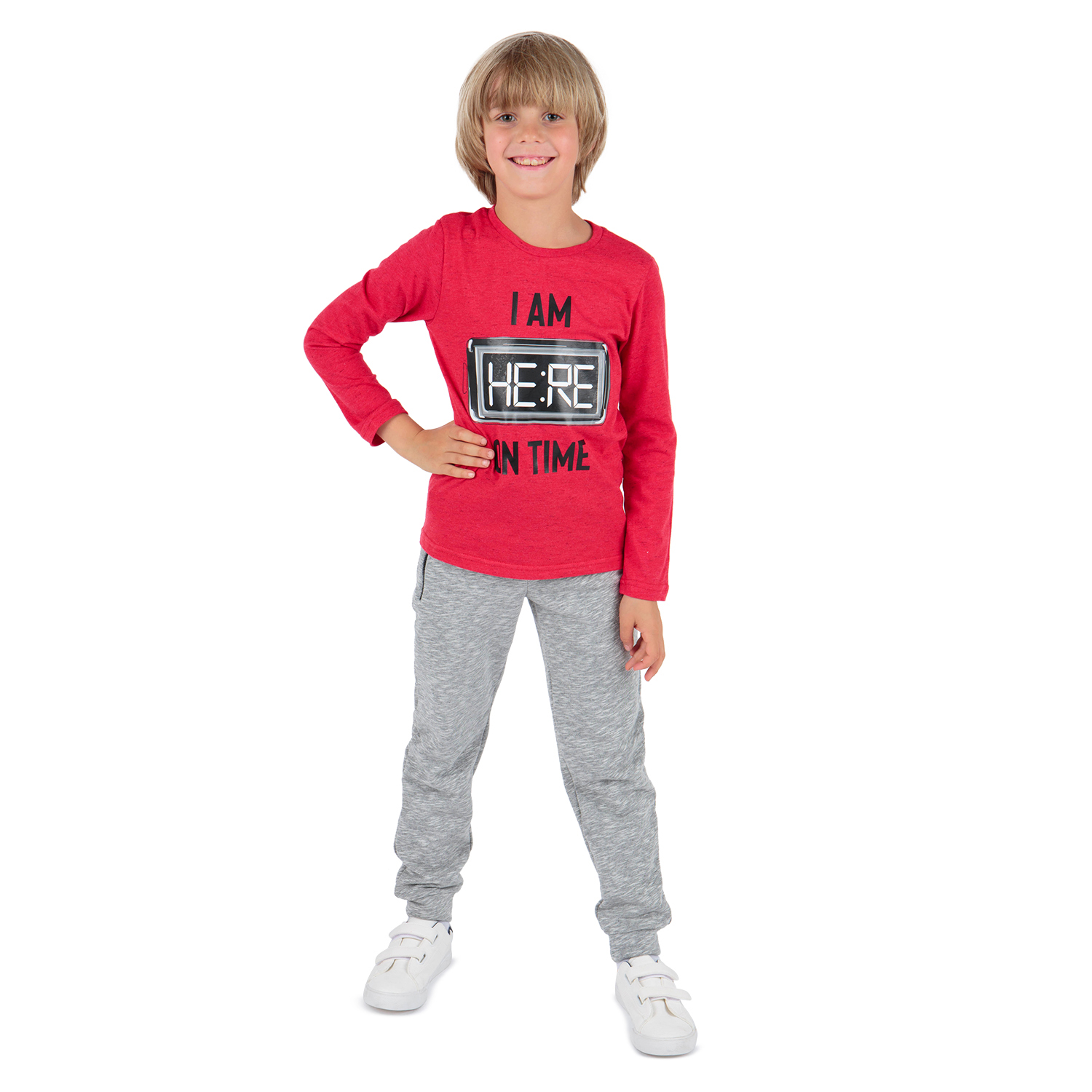 

Джемпер Leader Kids Стиль улиц красный р.152, GL001081500