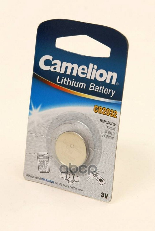 Батарейка Литиевая Camelion Lithium Таблетка 3v Упаковка 1 Шт. Cr2032-Bp1 Camelion арт. CR