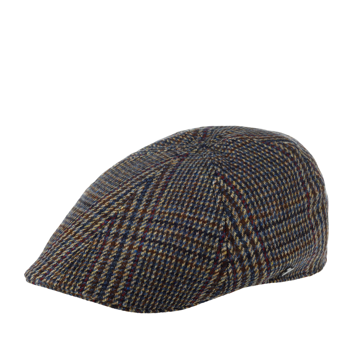 

Кепка уточка унисекс Lierys 6610322 DUCK CAP GLECHECK коричневая/синяя, р.55, Разноцветный, 6610322 DUCK CAP GLECHECK