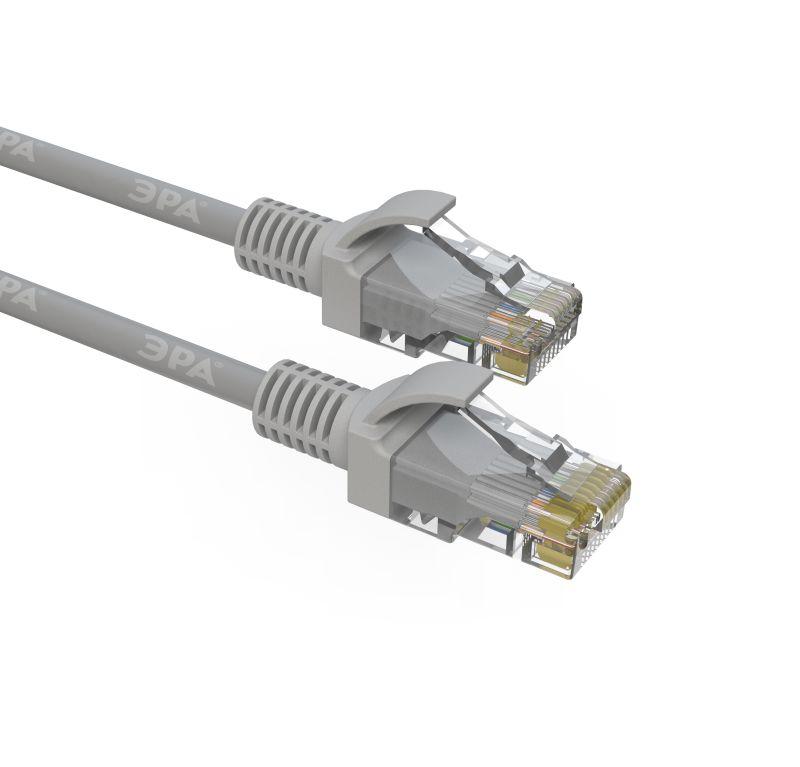 

Патч корд U/UTP кат.5e PC-2U-A 2м сер. Simple | код Б0051372 | Эра (1 шт.)