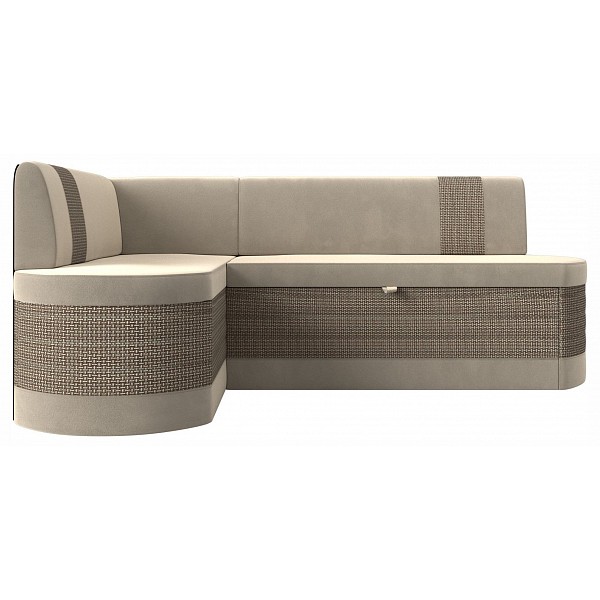 

Диван-кровать Лига диванов Токио, бежевый/коричневый Корфу 03, Токио