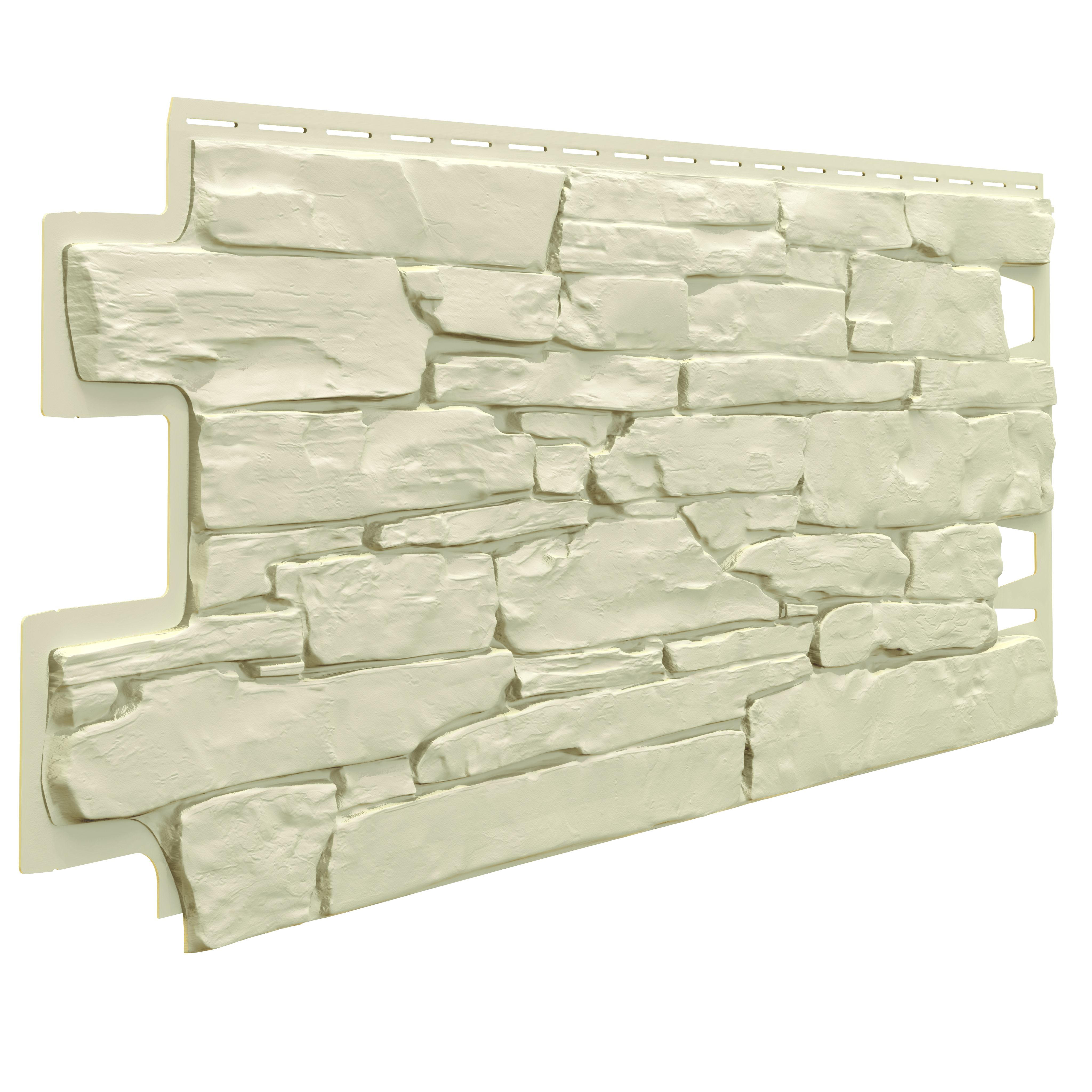 

Панель фасадная Vilo Stone Ivory 1х0,42 м, бежевый, Белый