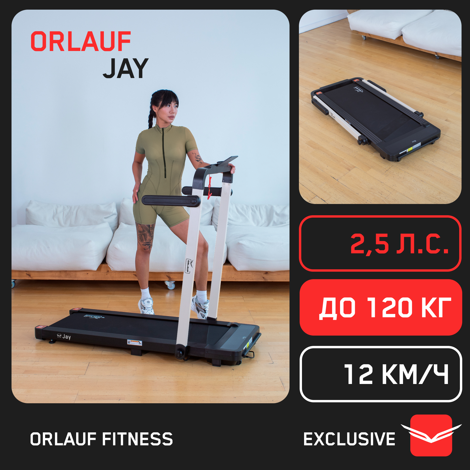 Беговая дорожка Orlauf Jay