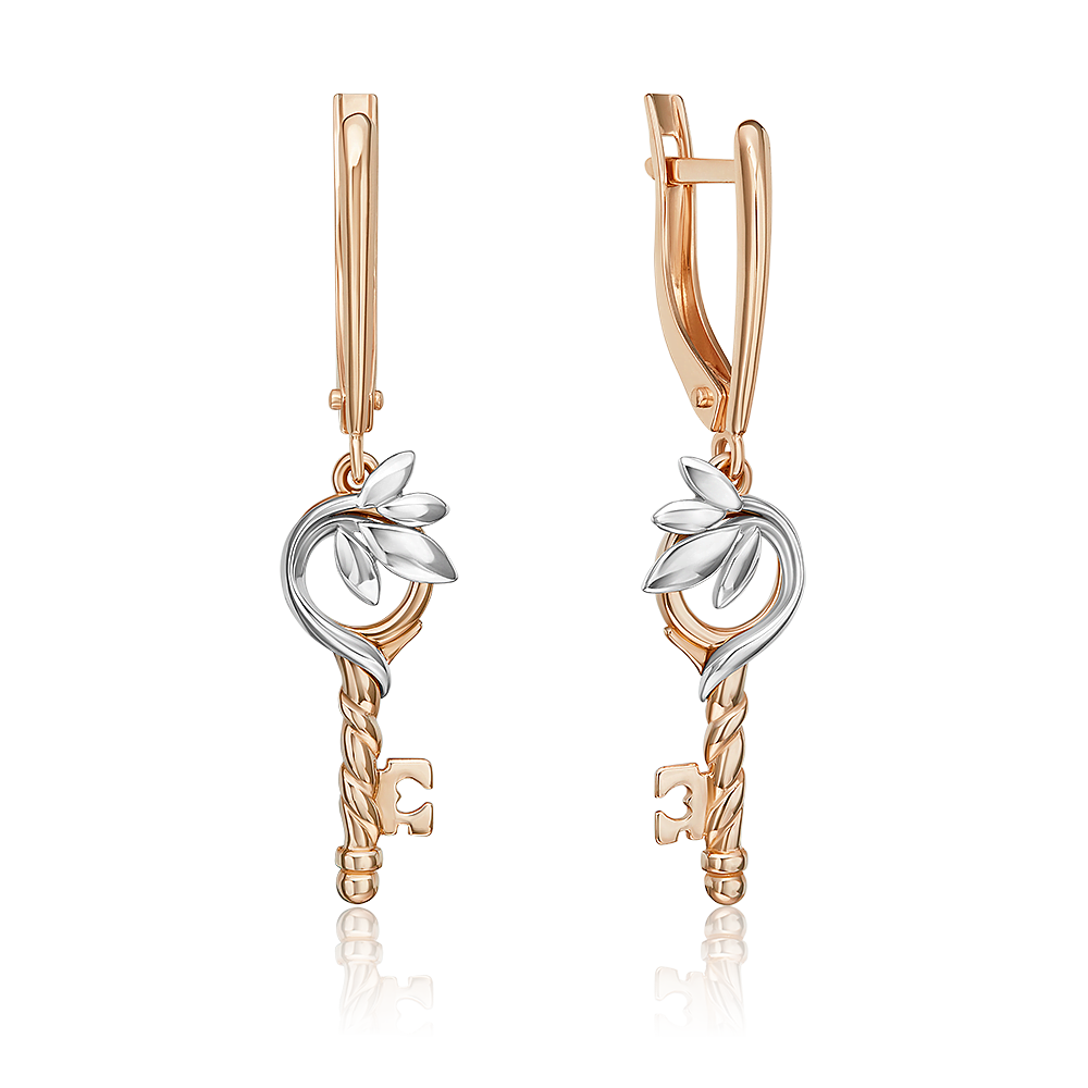 

Серьги подвески из золота PLATINA jewelry 02-5323-00-000-1111, 02-5323-00-000-1111