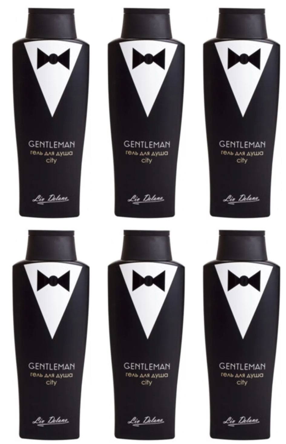 Гель для душа GENTLEMAN City LIV DELANO, 300 г,6 шт