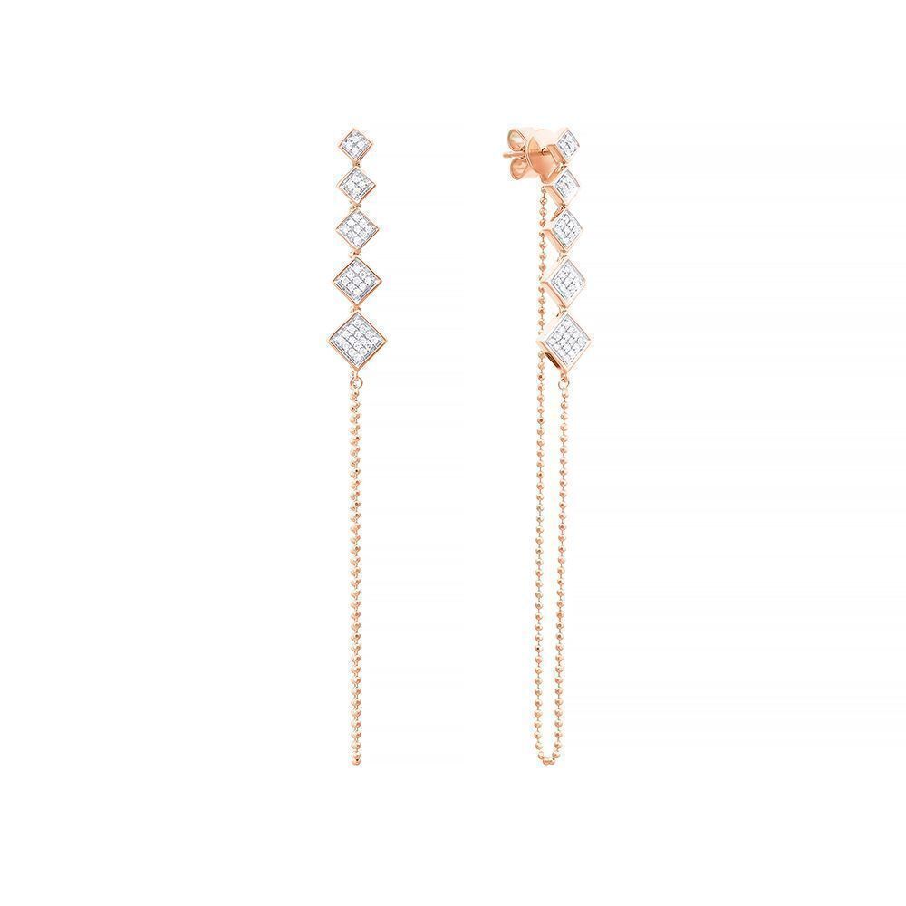 

Серьги из красного золота с бриллиантом JV E52699A014R002_SR_PINK, E52699A014R002_SR_PINK