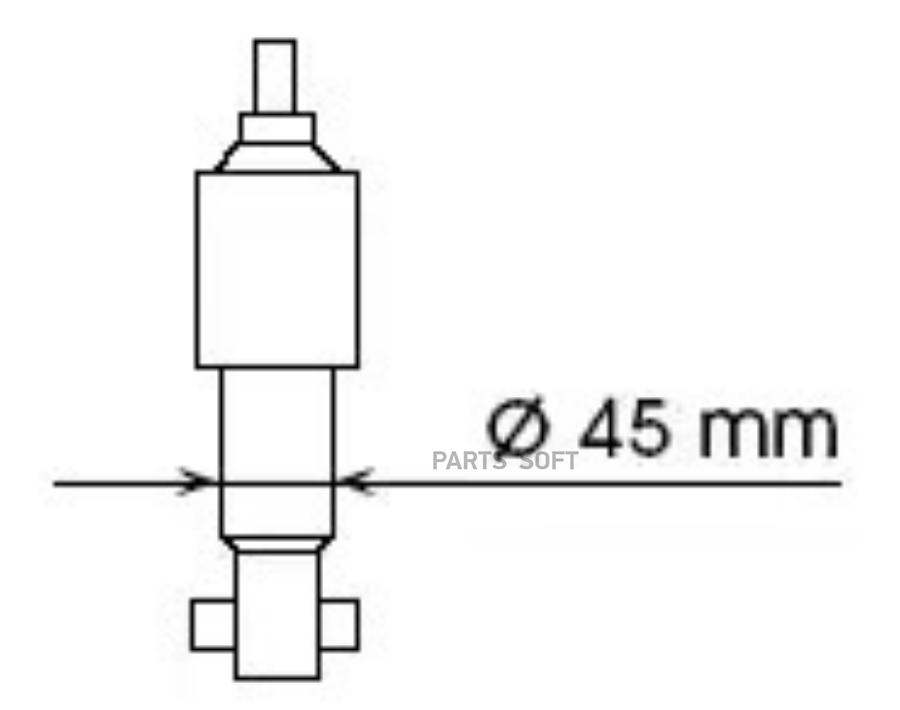 

Амортизатор подвески KYB 554070