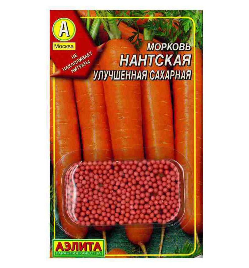 

Семена морковь Аэлита Нантская улучшенная 1 уп.