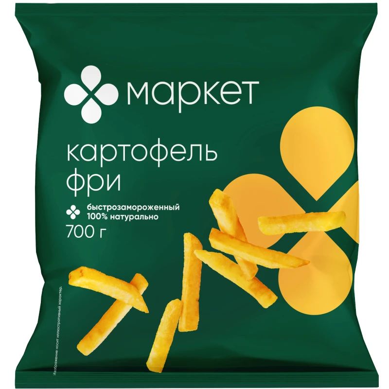 Картофель Маркет Перекресток Фри замороженный 700 г 279₽