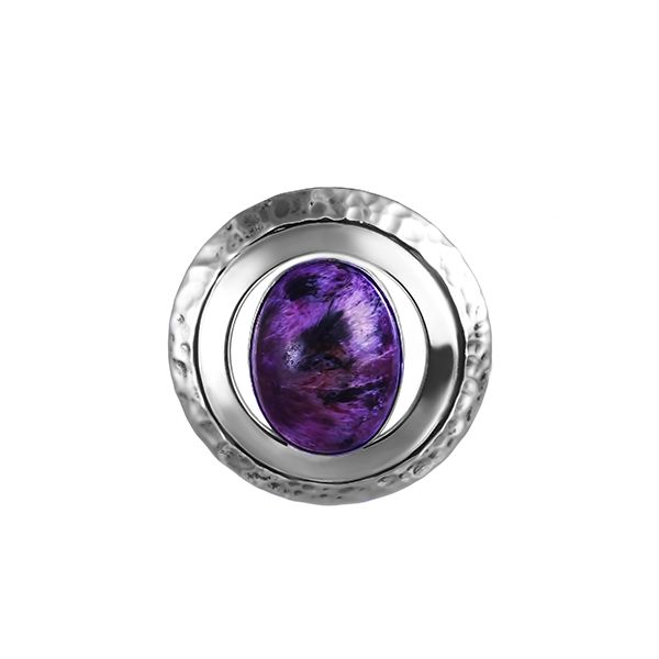 

Подвеска из серебра с чароитом JV D1020_CR_KJ_WG, D1020_CR_KJ_WG