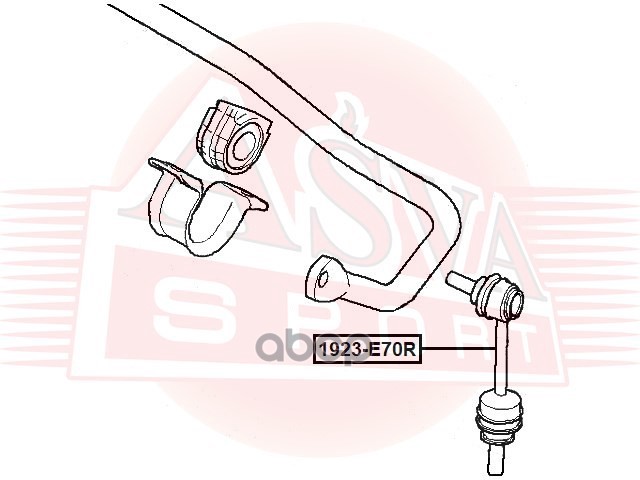 

Тяга Стабилизатора ASVA арт. 1923E70R