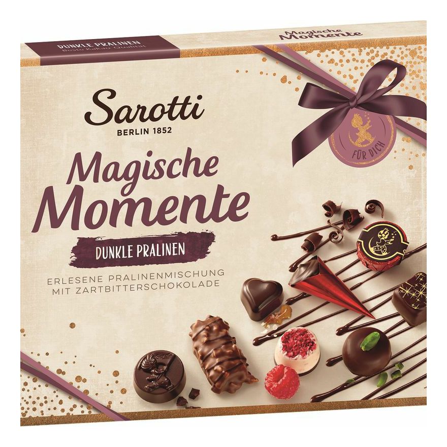 Набор конфет Sarotti Magische Momente Dark Chocolate с ромом и ликером 210 г