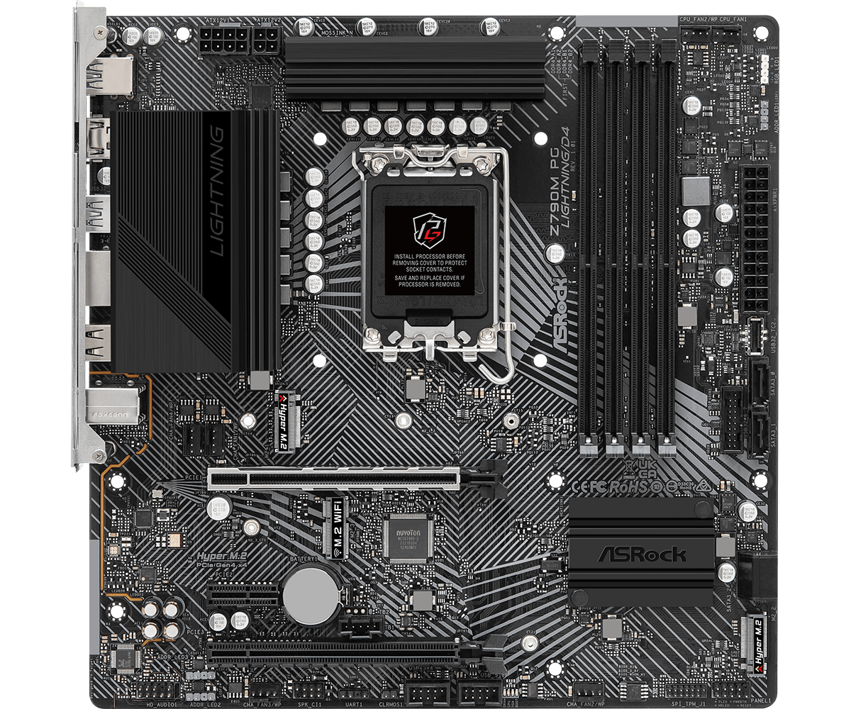 Материнская плата ASRock Z790M PG Lightning/D4