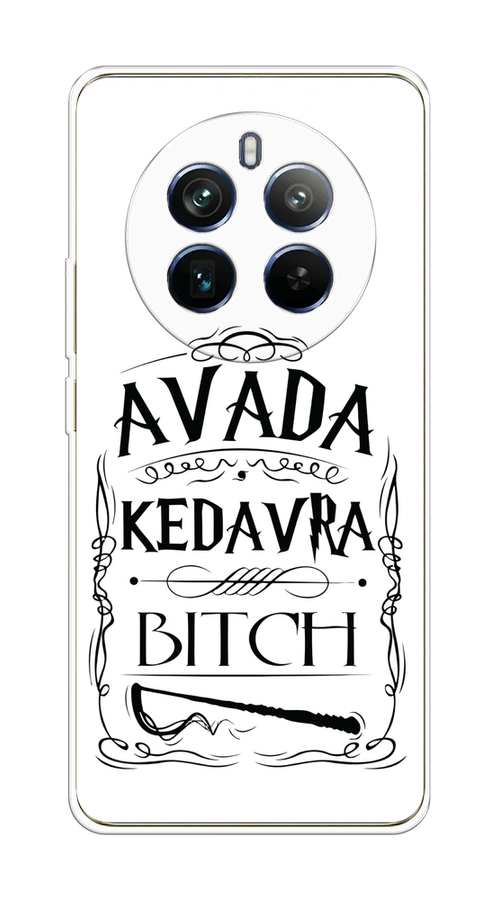 

Чехол на Realme 12+ "Avada kedavra bitch", Белый;серый;черный, 2516350-1